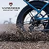 HEB VIPERESS 26x4.0 Fat Tire - Puncture Resistant Ebike, 26x4 Fat Bike for Electric Bike, MTB, Heavy Duty, All Terrain for Street/Trail Riding (Qty 2 - Silver Logo, 26 x 4 Fat) #5