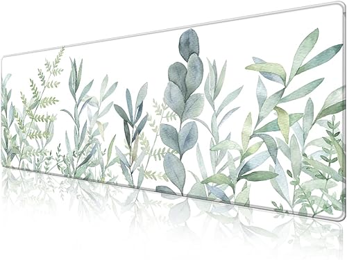 Protector de escritorio, alfombrilla para mouse con base de goma antideslizante, alfombrilla de mouse texturizada e impermeable con bordes cosidos,