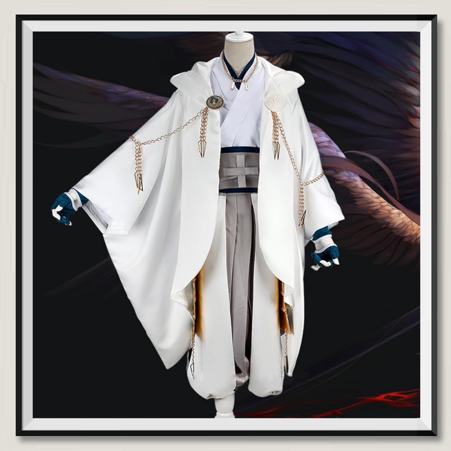 Amazon.co.jp: [YAYANA]刀剣乱舞 新刀剣男士 鶴丸國永 戦闘服 コスプレ