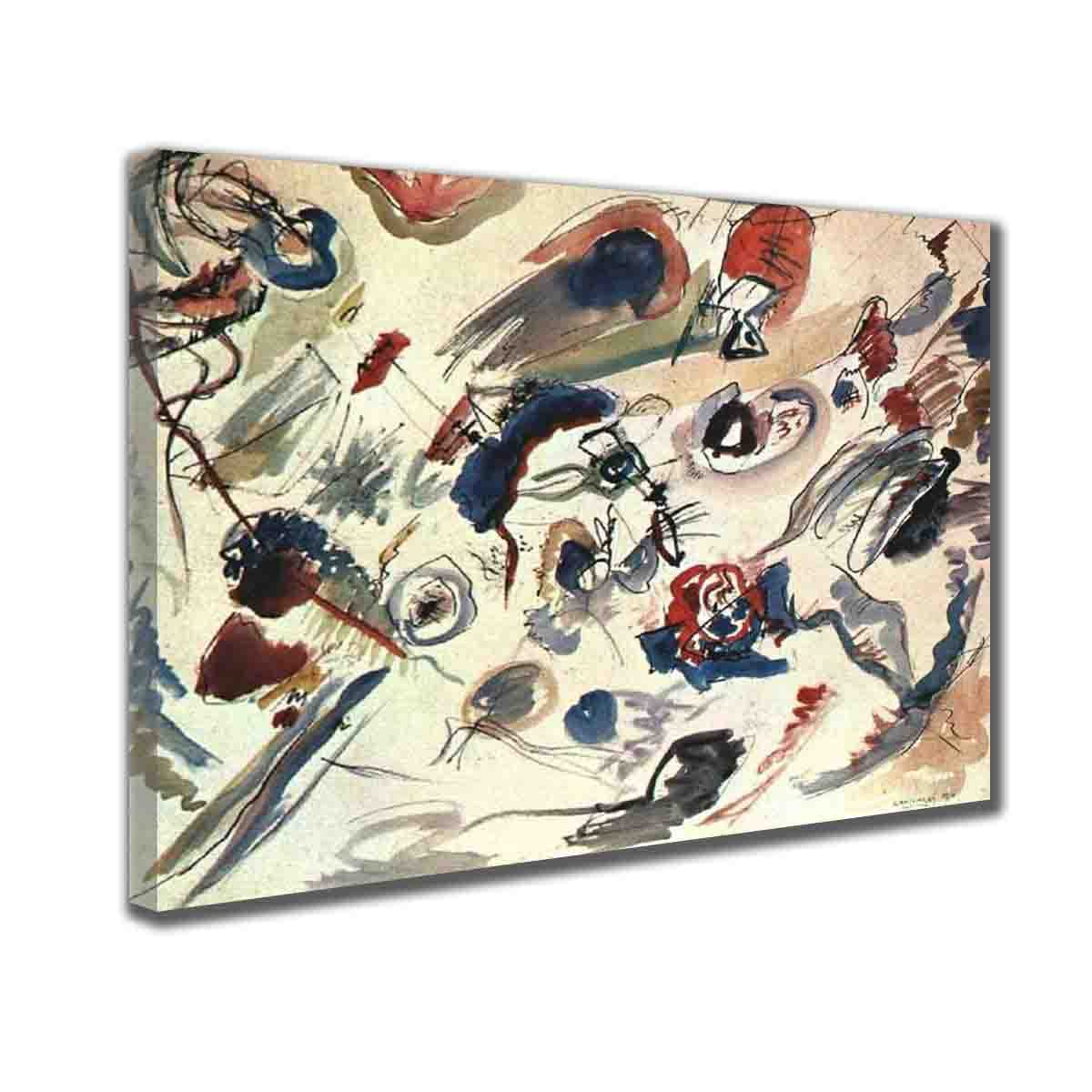 カンディンスキー、水彩、希少な画集より、状態良好、新品高級額・額装付 カンディンスキーの作品推移 | アート名画館 公式ブログ