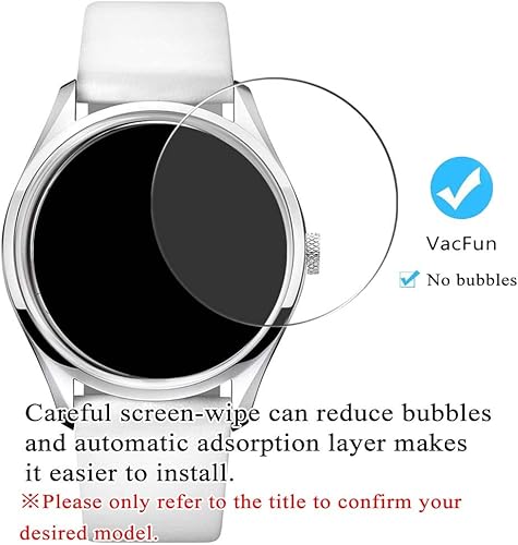 Miniatura 5 de Synvy - Protector de pantalla de cristal templado compatible con Swatch CHRONO PISTE NOIRE SUSW407 9H Film Smartwatch Smart Watch Protectores