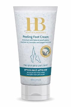 Health & Beauty Dead Sea Minerals Foot Peeling Cream 200ml Exfoliating Foot Care for Dry Skin, Rough Heels, Smooth Feet & Deep Cleansing Treatment