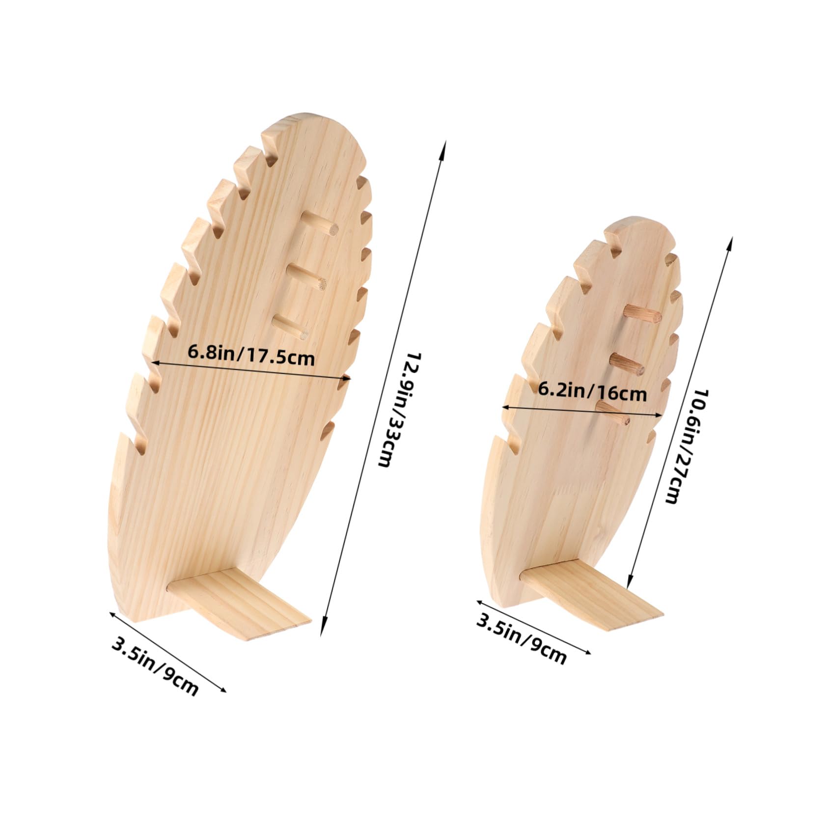 Expositor de Collares de Madera 5/7 Ranuras, 2 Piezas
