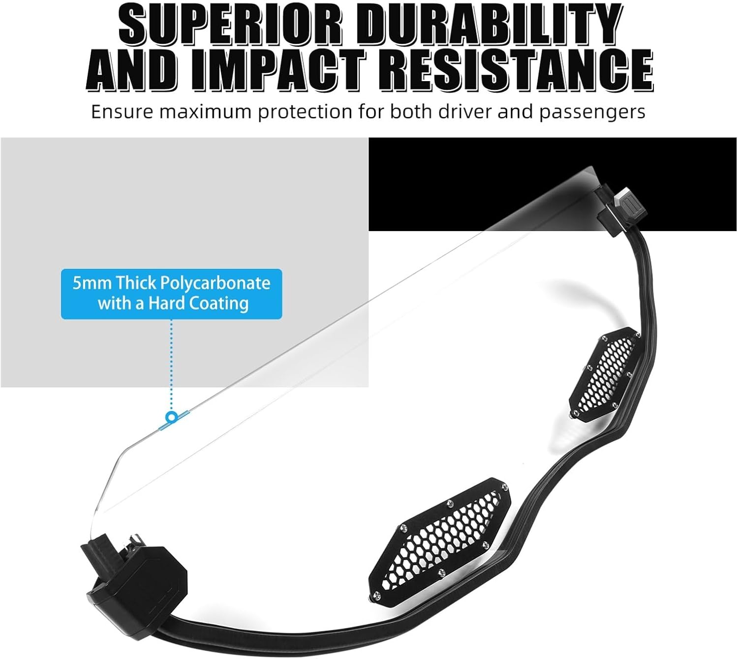 X3 Front Half Windshield Hard Coating for X3 4x4 DS 2017-2024 UTV Accessories