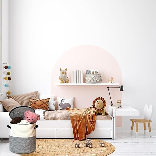 Miniatura 5 de Cesta de almacenamiento de cuerda de algodón con cubierta de cremallera y cestas tejidas con tapa para libros, mantas, sombreros, chaquetas, cesta