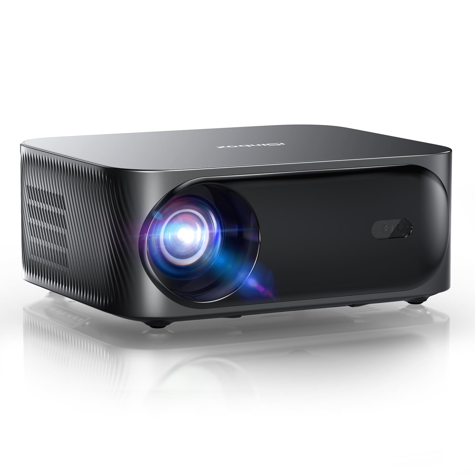 [1200 ANSI/Auto Focus & Keystone/Built-in APPs] 4K Outdoor Projector with Wifi and Bluetooth, Smart Portable Proyector with Built in Apps YouTube/PrimeVideo & Dolby, Home Theater with HDR10+