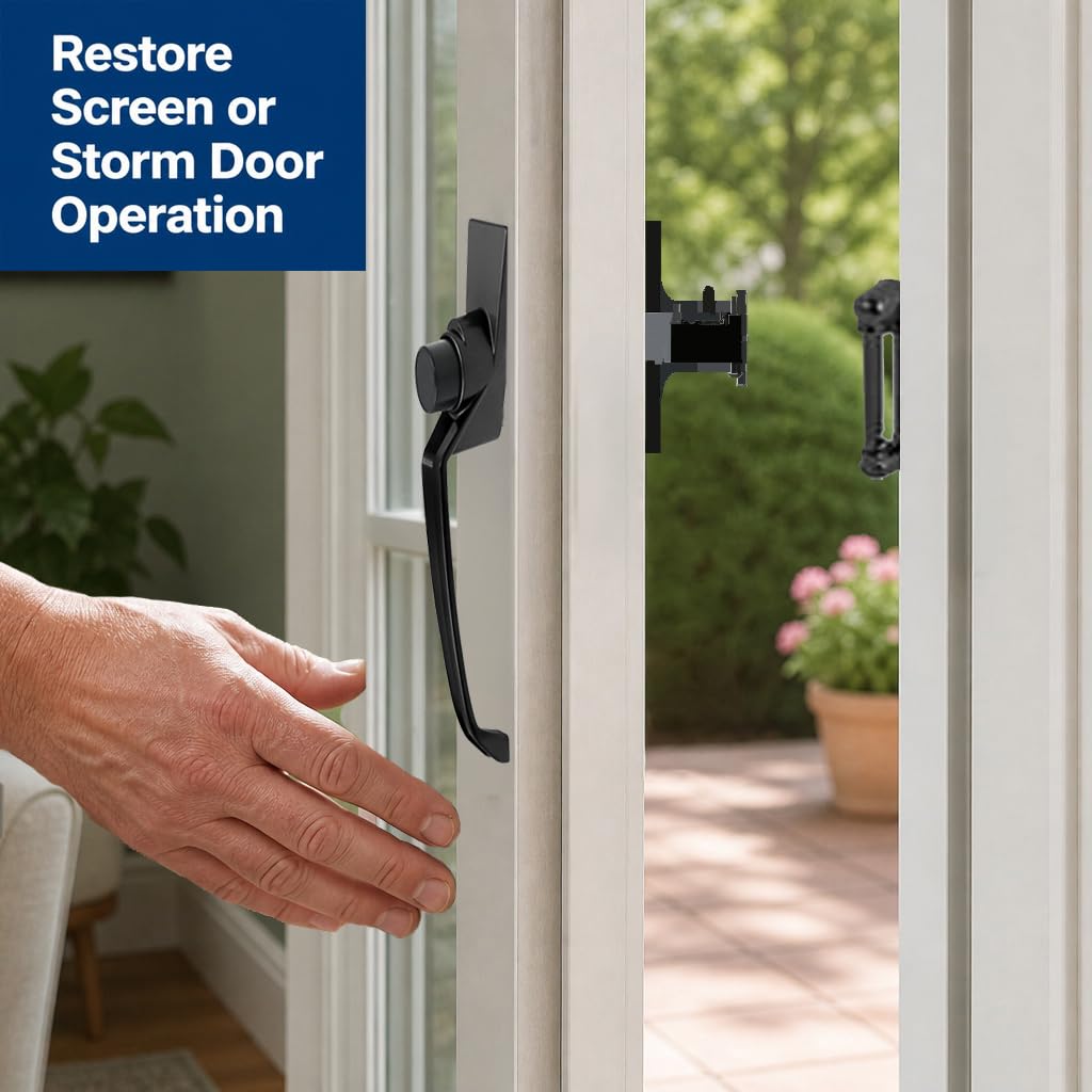 Black Push Button Latch - Secure Your Doors -2 Black Push Button Latch - Secure Your Doors -2
