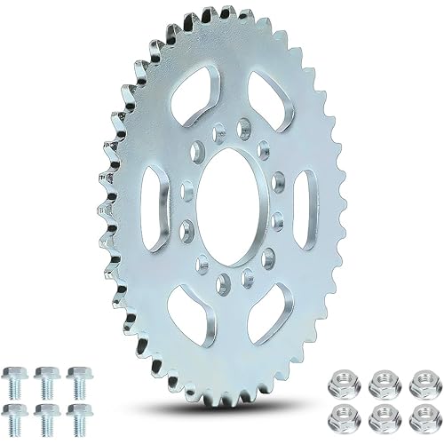 FVRITO 40 Tooth #35 Rear Drive Chain Sprocket for 97cc 98cc 2.8Hp Motovox MBX10 MBX11 Monster Moto 80cc Coleman CT100U Trail CK100 Baja Doodle Bug DB30 Taotao GK80 Mini Bike Go Kart Drift Trike Parts
