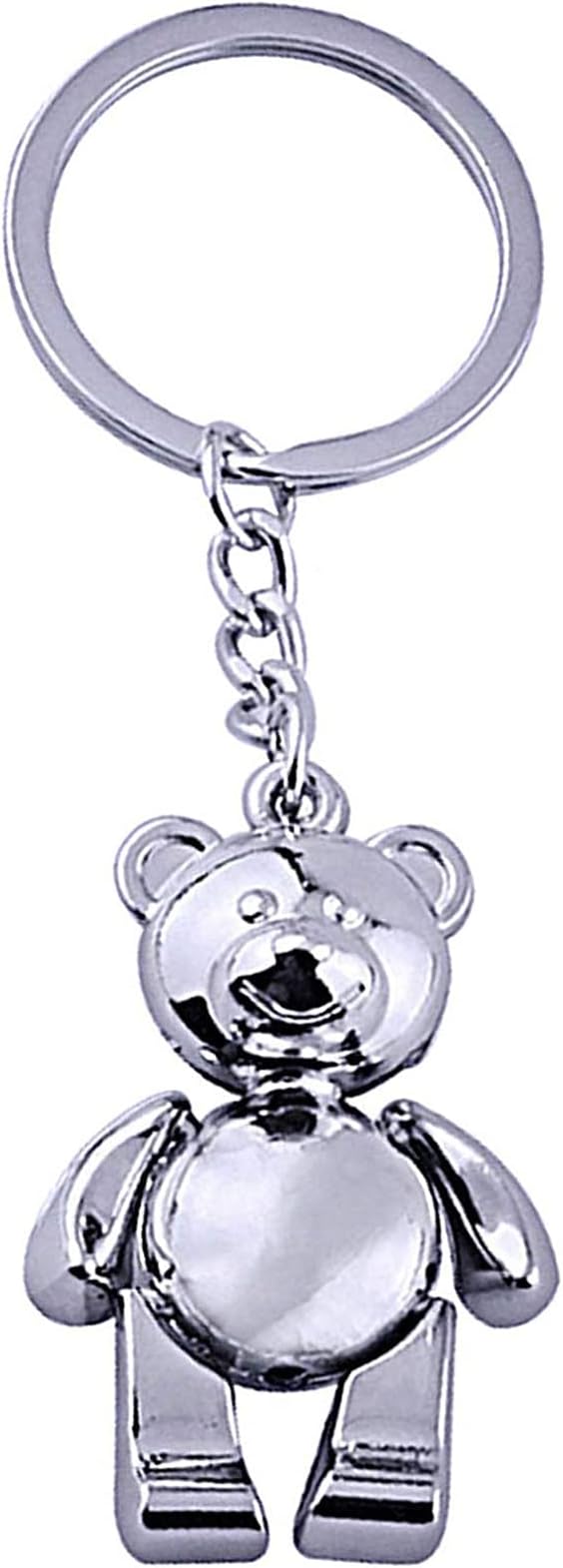 Cute Metal Bear Keychain Limbs Removable Teddy Bear Keyring
