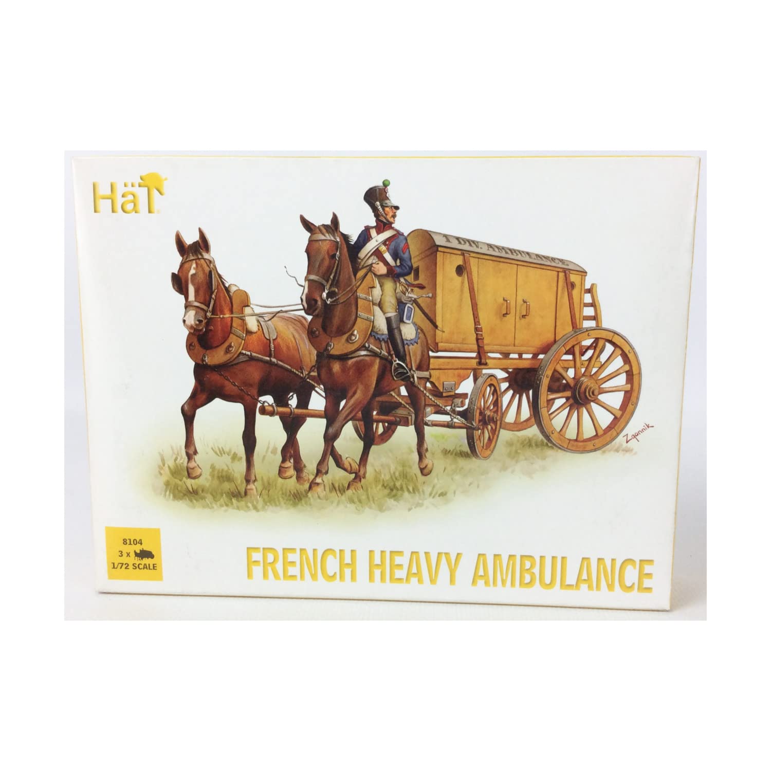 HaT 1/72 Napoleonic French Heavy Ambulance # 8104
