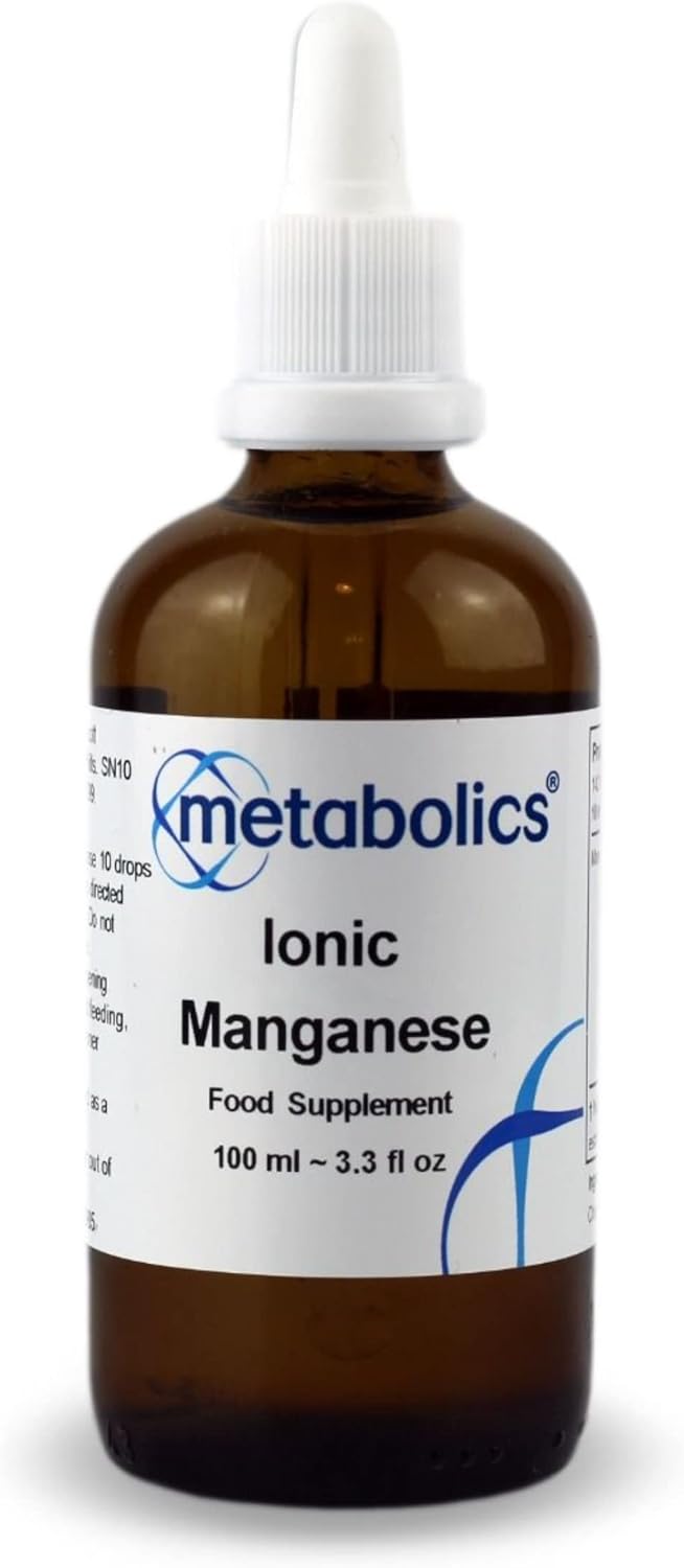 Ionic Manganese Liquid Supplement 100ml | Suitable for sublingual Consumption | Made in The UK | Nothing Added : Health & Household
