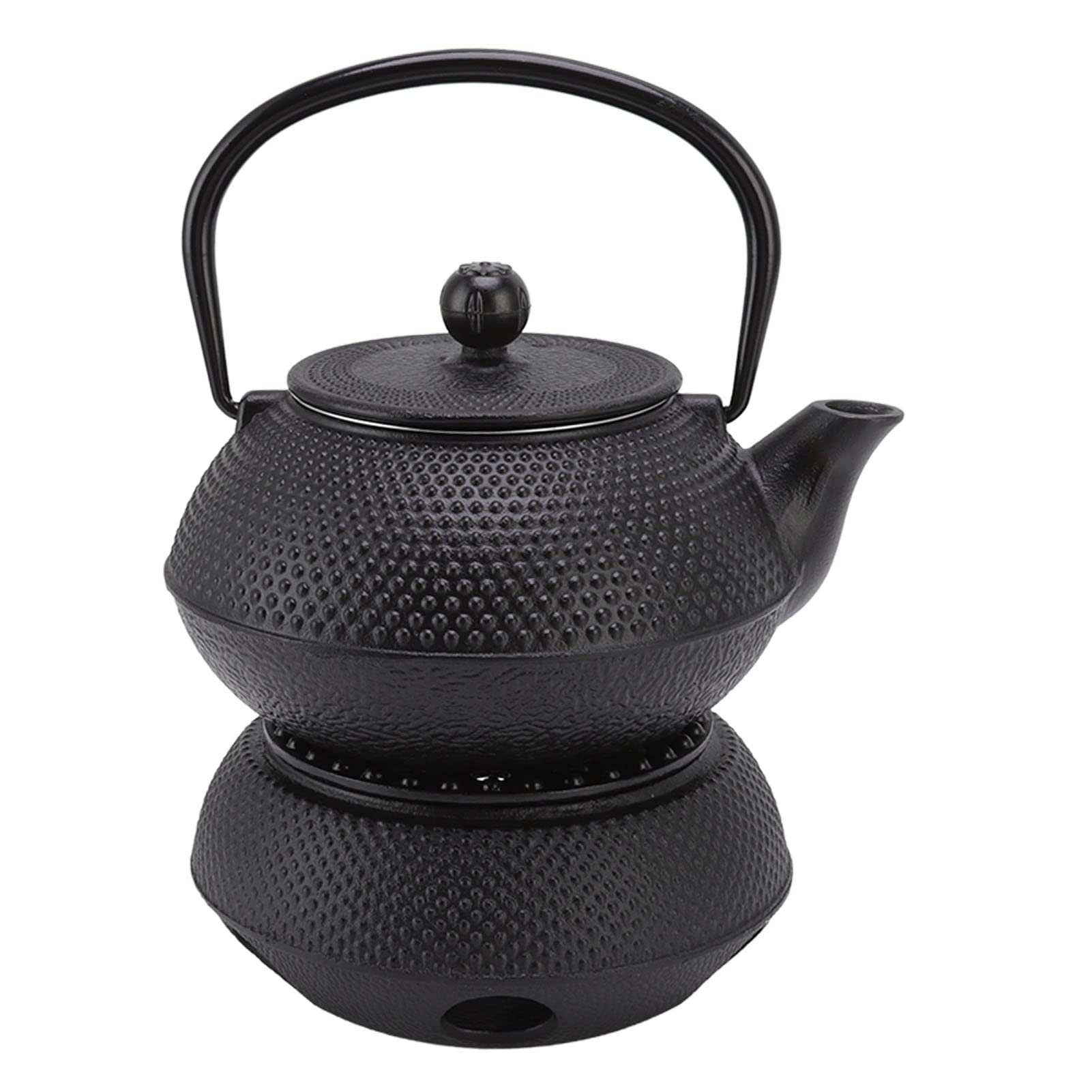 Juego de tetera de hierro fundido, tetera de estilo japonés con ahorro de energía y colador de tazas más calientes para amantes del té en el hogar y la Oficina, 800ml, lujoso y