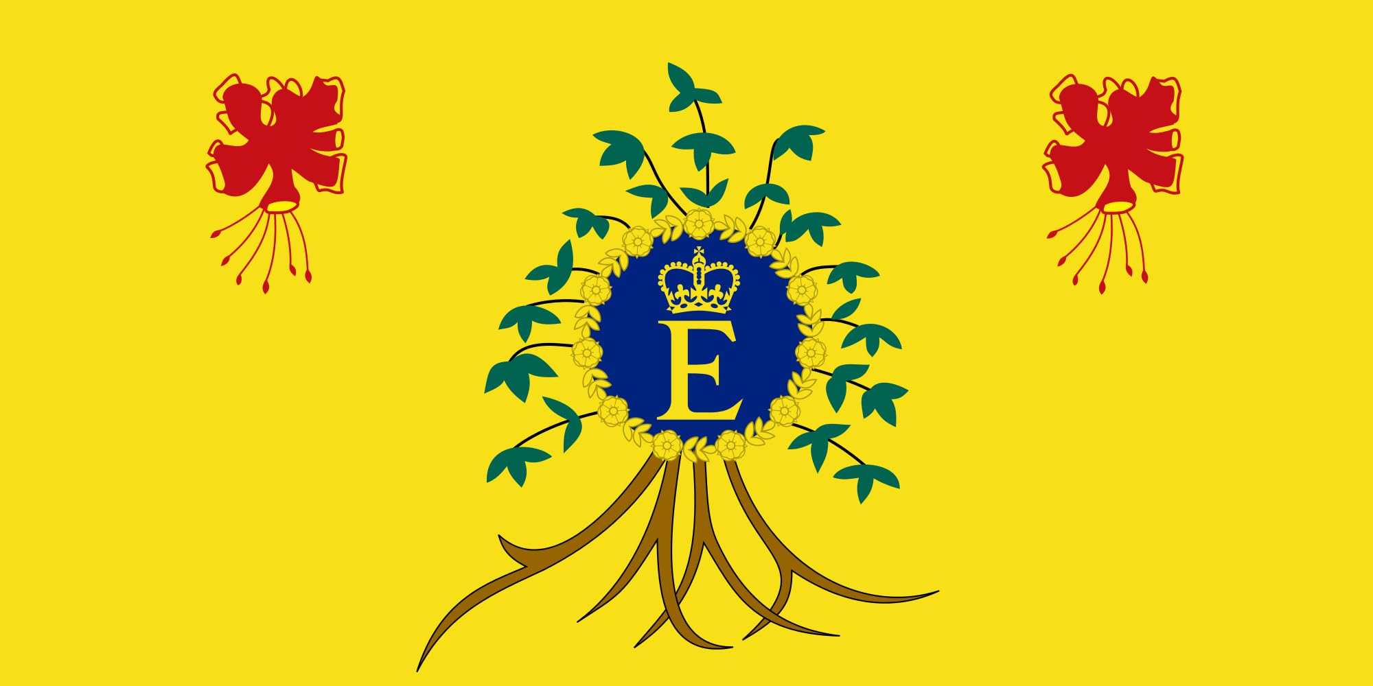 Drapeau Royal Standard of Barbados taille XL pour collectionneurs et pavoisement historique