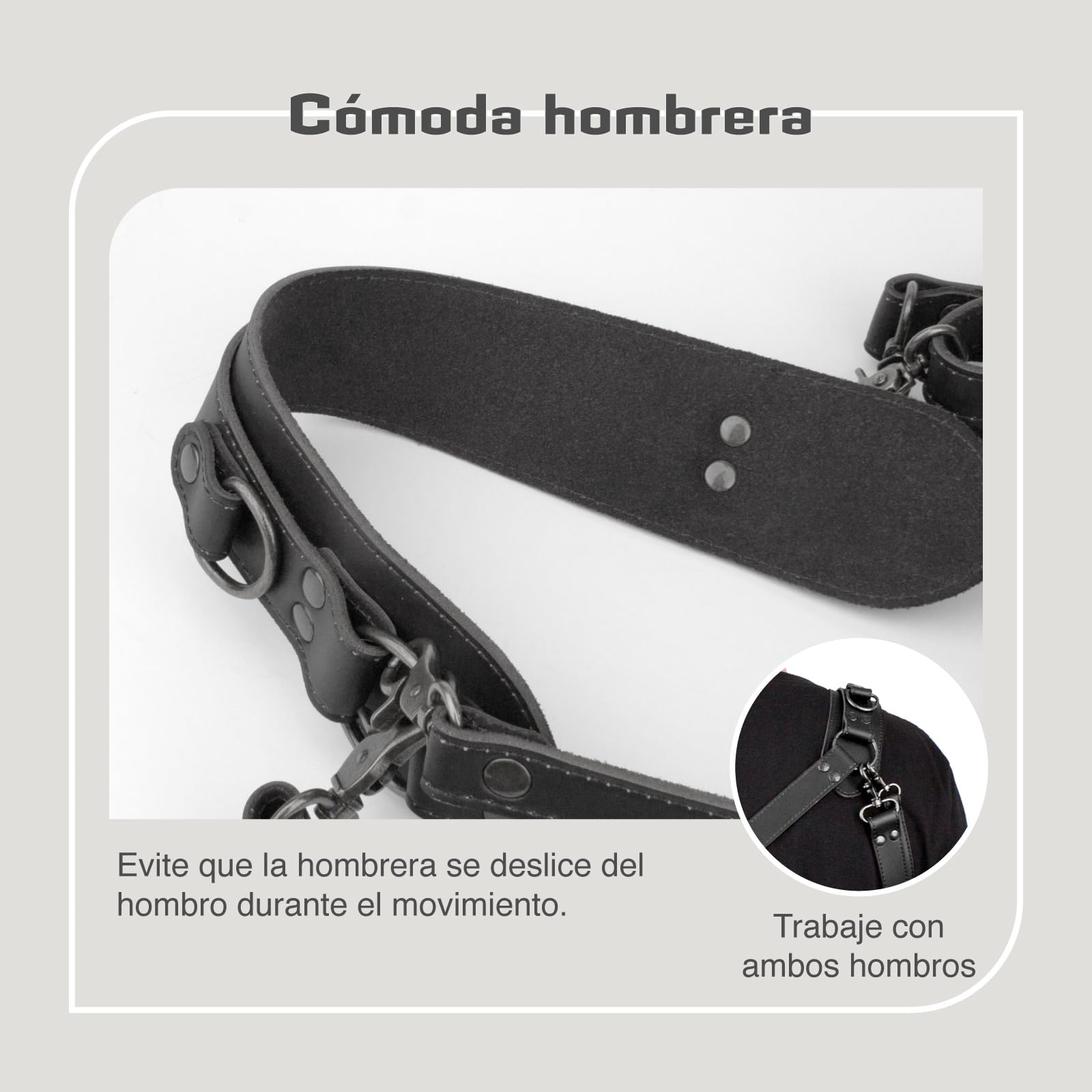 Correa de cámara para 1 o 2 DSLR, correa de cámara de cuero para 1 o 2 cámaras, arnés de cámara dual, correa de cámara de cuero para hombro para fotógrafos