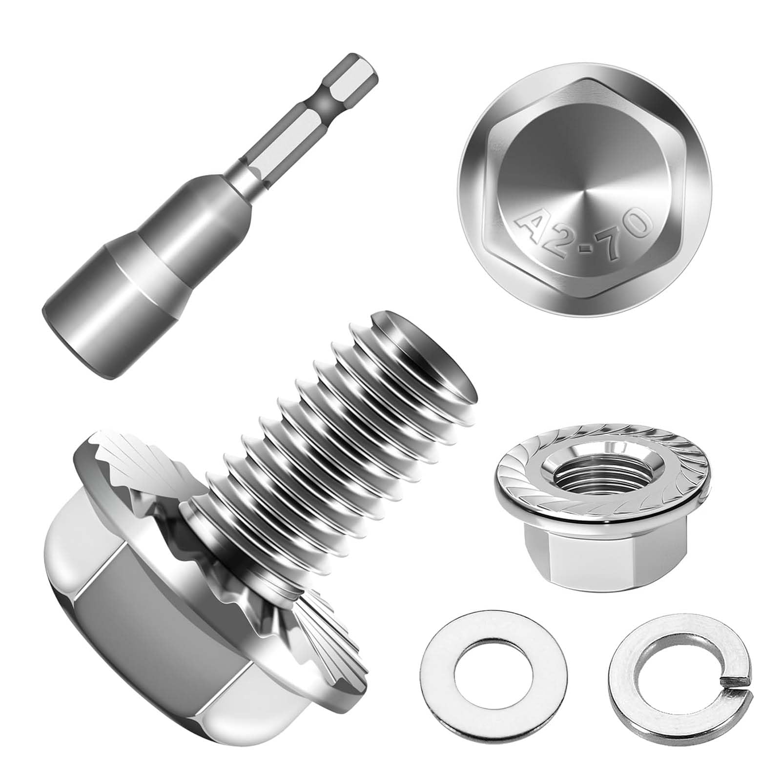 Innensechskant Metrisch M2 M3 M4 M5 M6 M8 A2 Edelstahl Schulterschrauben Set - M2 Bis M8, Innensechskant, A2 Qualität M6 Schrauben Edelstahl