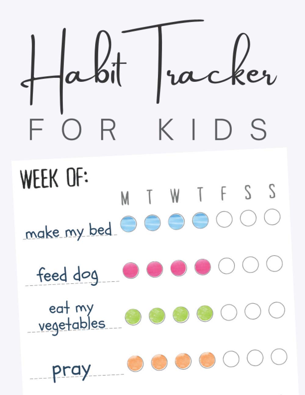 Habit Tracker For Kids: Make Habit Forming A Lot More Fun With This Weekly Habit Tracker Notebook Designed To Help Your Child Set Goals, Track Their Progress And Ultimately Create Positive Habits
