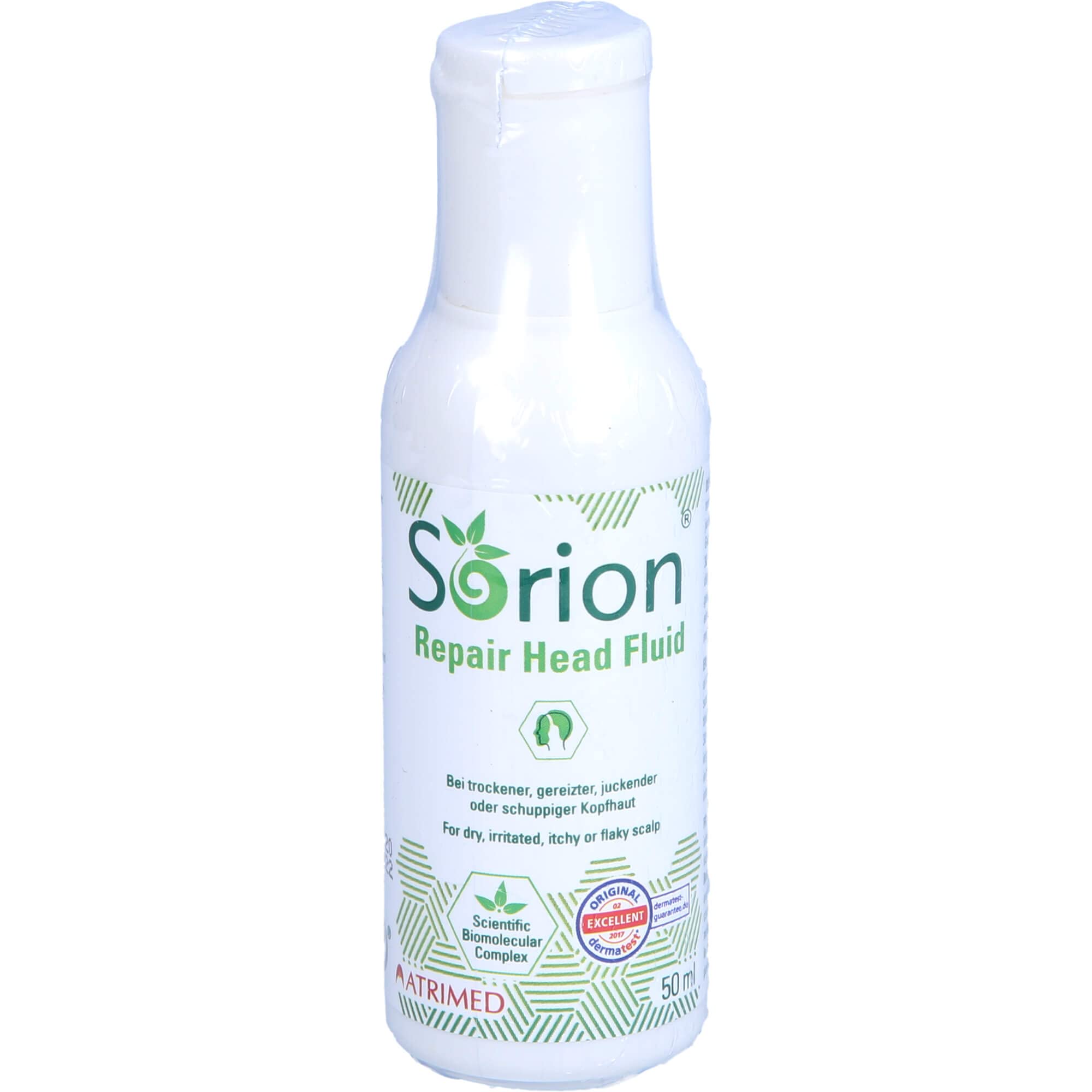 Sorion Head Fluid - zur intensiven Regeneration bei Hautirritationen, Rötungen, Schuppen und Juckreiz (50 ml)