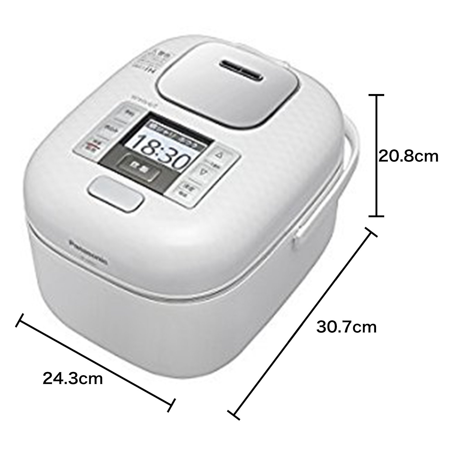 Amazon | パナソニック 3合 炊飯器 圧力IH式 Wおどり炊き Jコンセプト