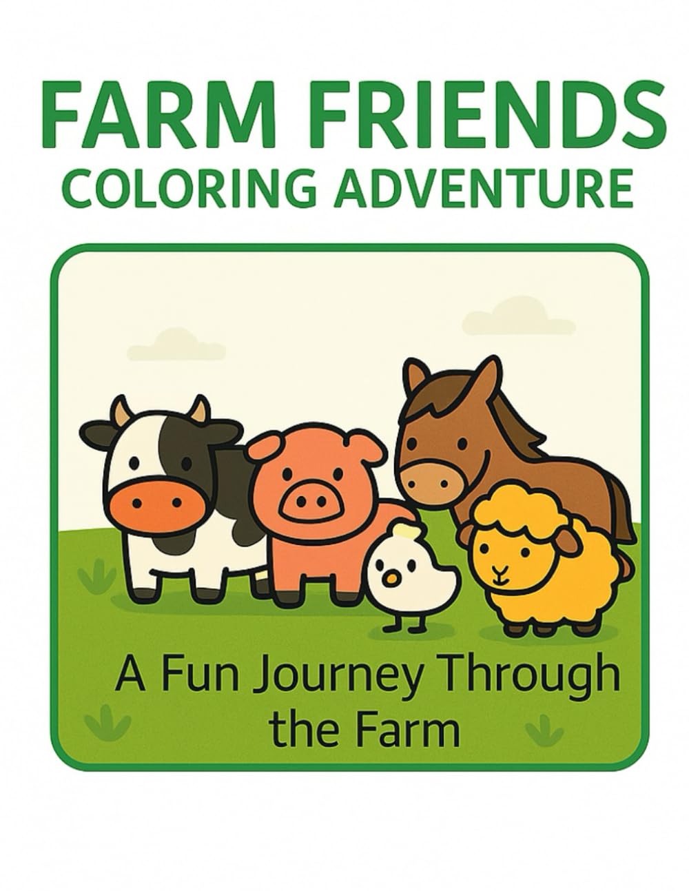 Farm Friends Coloring Adventure: A Fun Journey Through the Farm