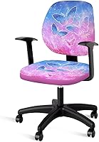 Vista 23 de Fundas para silla de oficina Galaxy - 2 fundas para sillas de escritorio, invitados y juegos, universal, elásticas
