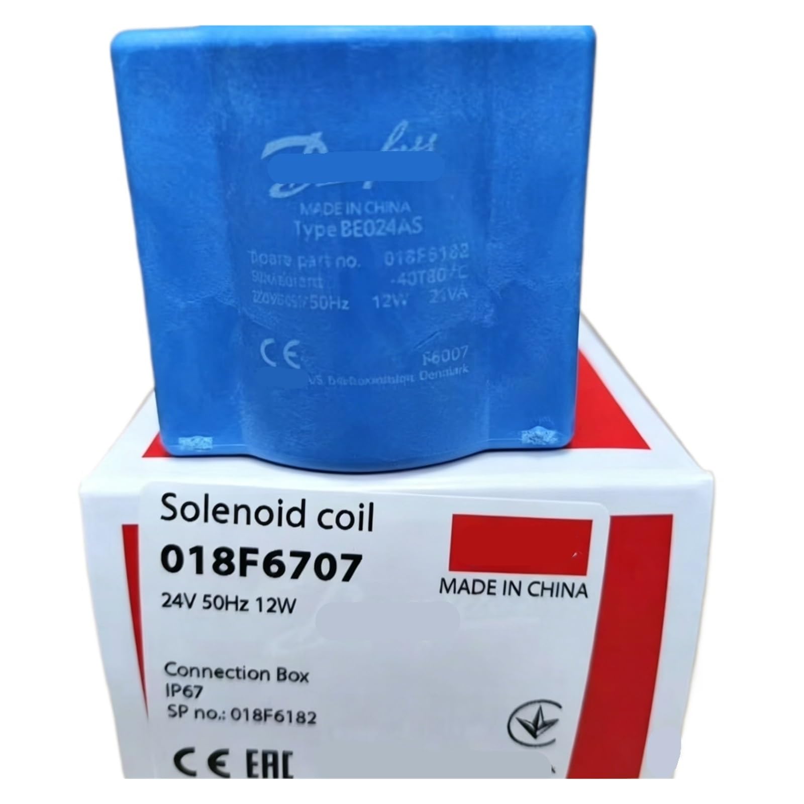 TPKMVGAP 018F6707/018F6182 BE024AS 24V 018F6714/018F6189 BE220BS solenoid valve coil(018F6707)