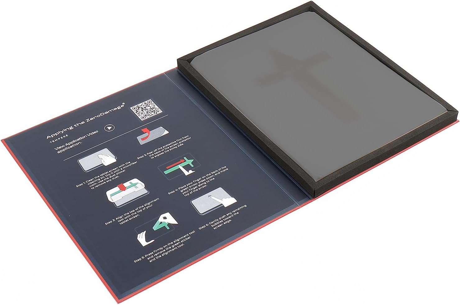 SAHARA - Easy Apply Tempered Glass Screen Protector for iPad Pro (M4) 11" 2024, Privacy, (ZD-T00064)