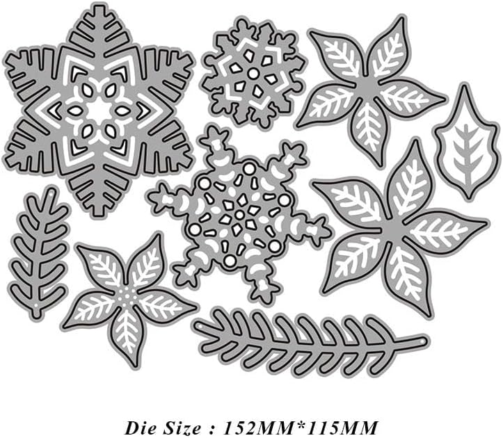 Miniatura 2 de Cuchillo de metal de acero al carbono para plantas y campanas de Navidad, troquelado perfecto para hacer tarjetas y álbumes de recortes, 1035