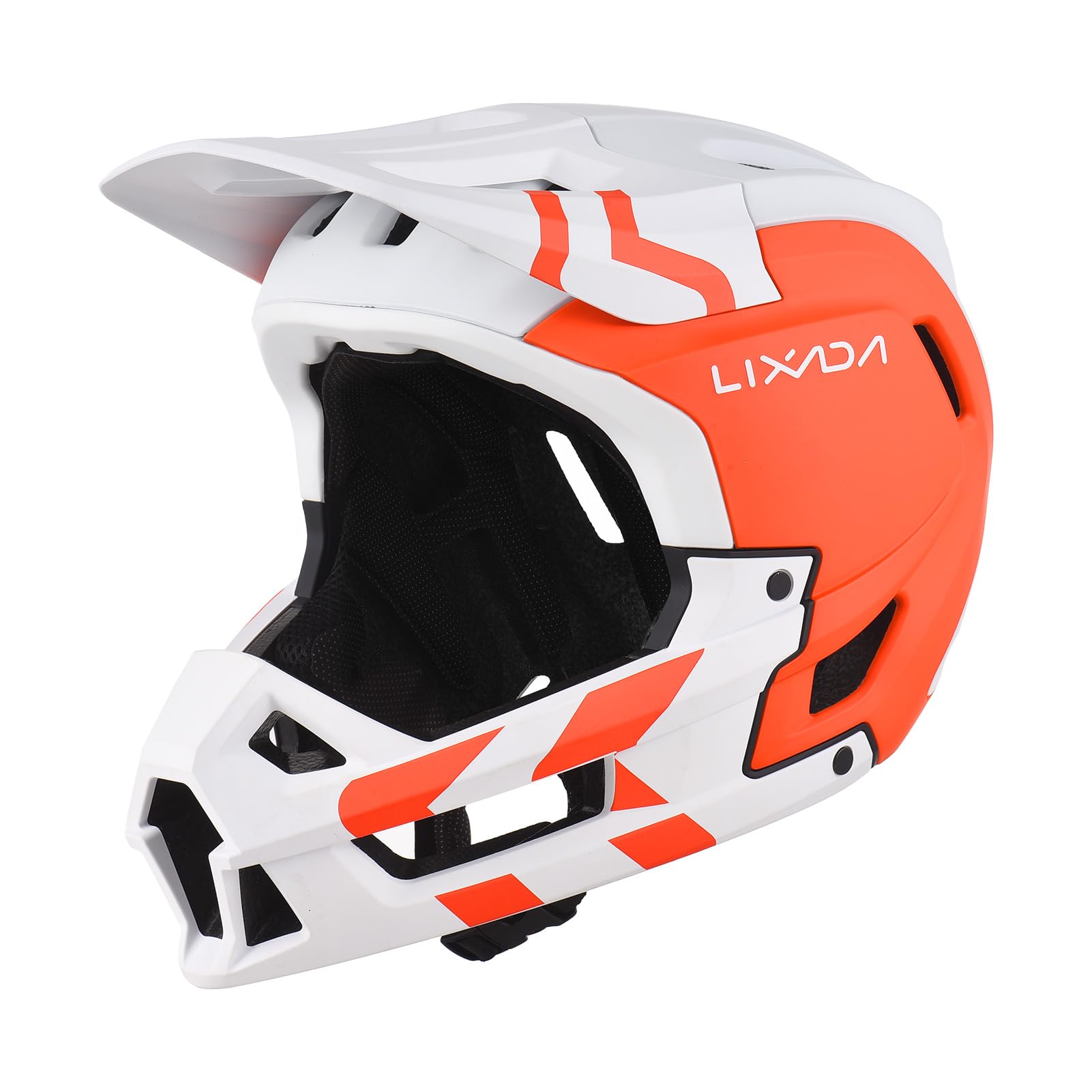 LIXADA Casque de Vélo de Montagne Complet Casque de Vélo Complet Casque Casque Léger avec 2 Doublures Amovibles pour la Circonférence de la Tête 61-62 Cm 59-60 Cm