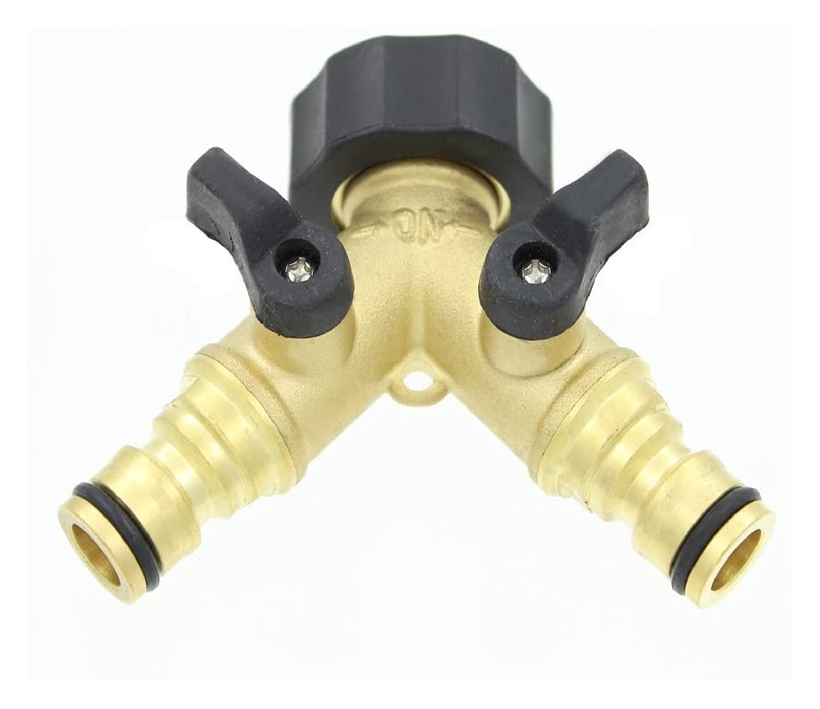 RJJ Double connecteur Jardin Tap laiton répartiteur tuyau arrosage