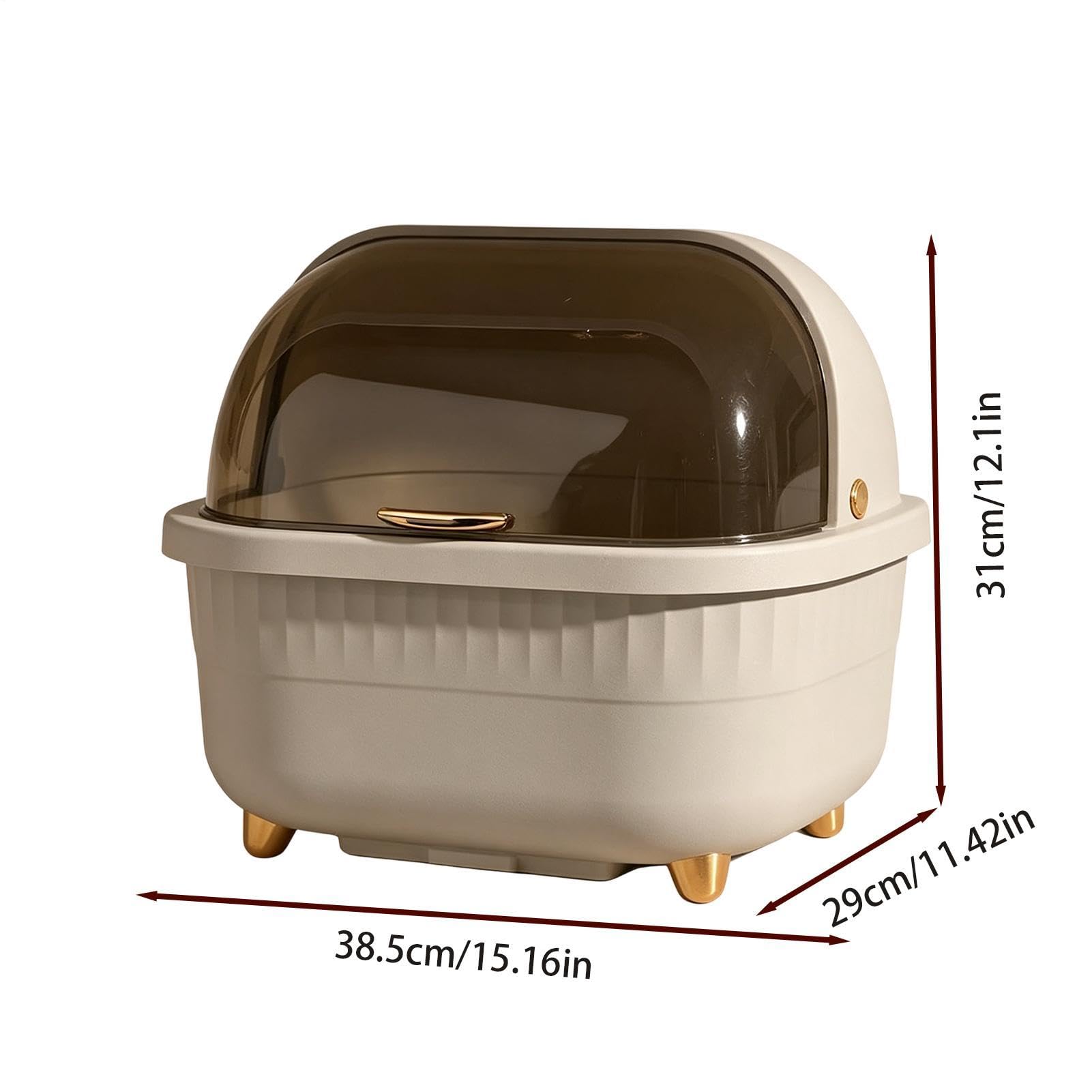 Scolapiatti per Piano di Lavoro Cassetto Porta Utensili | Portaposate per Proprietari di Casa, Affittuari, Amanti della Cucina, Casa, Appartamento, Cucina, Camper, Dormitorio,