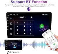 Vista 3 de Radio estéreo Android para Benz Smart 453 Fortwo 2015-2020, Biorunn 9 pulgadas GPS Navi inalámbrico Car-Play Android Auto Upgrade Dash Kit IPS WiFi