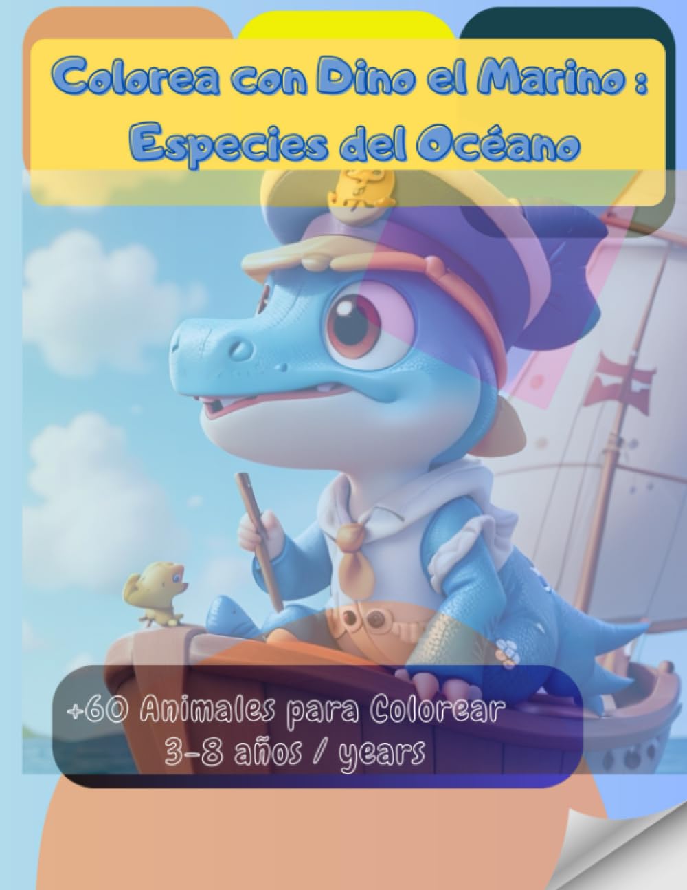 Colorea con Dino el Marino : Especies del Océano: Libro para colorear y aprender sobre las diferentes especies que habitan el océano