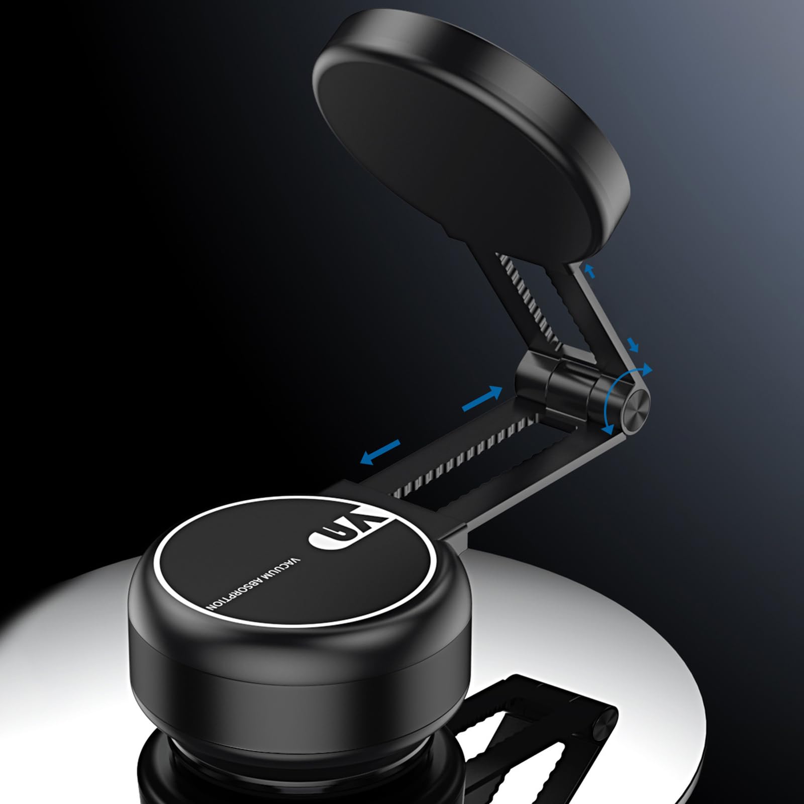 Supporto per Supporto Smartphone Magnetico Parabrezza con Aspirazione A Vuoto A 360 Gradi Rotabili Videochiamate Navigazione Le Chiamate Navigazione
