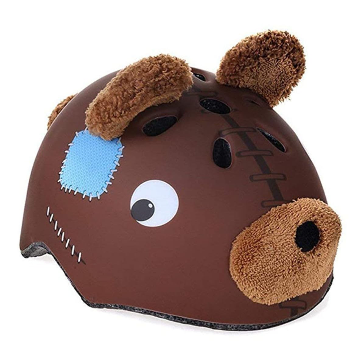 Ciieeo Casco de Seguridad para Niños con Diseño de Oso, Material de Espuma Densa, Transpirable y Cómodo para Ciclismo y Deportes al Aire Libre en Carretera