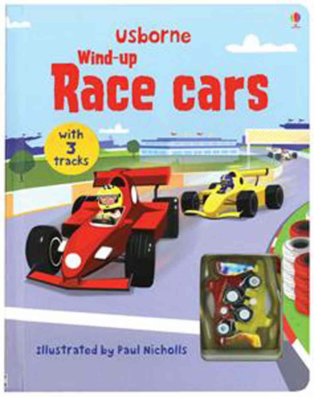 Wind-Up Race Cars (Usborne Wind-Up Books) Board book – January 1, 2010