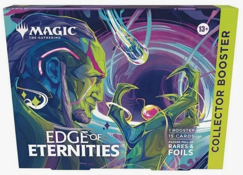 Magic The Gathering Edge of Eternities Collector Booster, 1 Booster, 15 Premium Cards Packed Full of Rares and Foils
