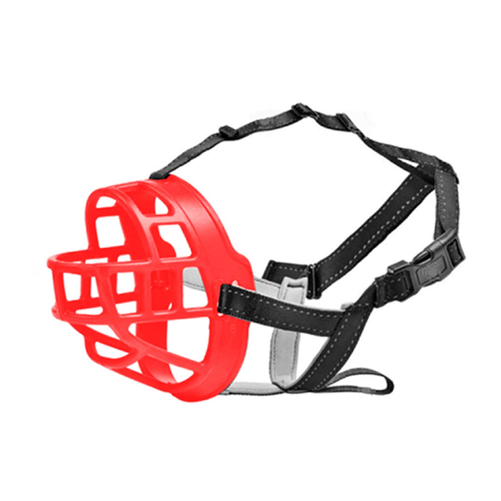 ZHXY Dog Muzzle,dog Mouth Cover,Soft Silicone Basket Muzzle For Dogs,Breathable Mouth Cover,Anti-Biting,Barking And Chewing,for Small,Medium And Large Dogs,black.