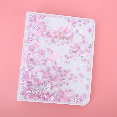 Quicksand Beads 64 bolsillos 3 pulgadas mini álbum de fotos para fotos de cámara, mini álbum de fotos de película, libro portátil accesorios ()