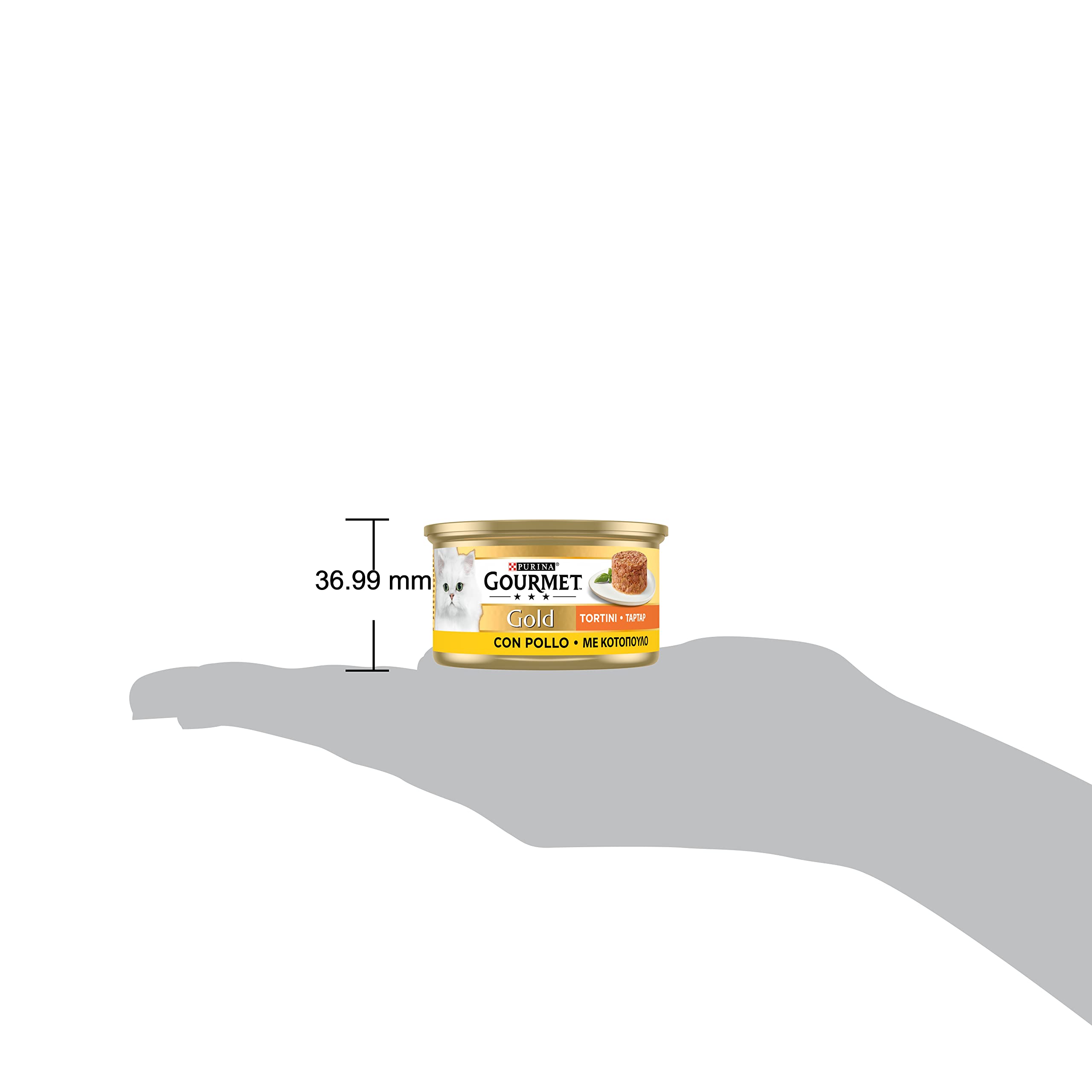 GOURMET Gold Cibo Umido per Gatti Adulti Tortino con Pollo 24 Lattine da 85g