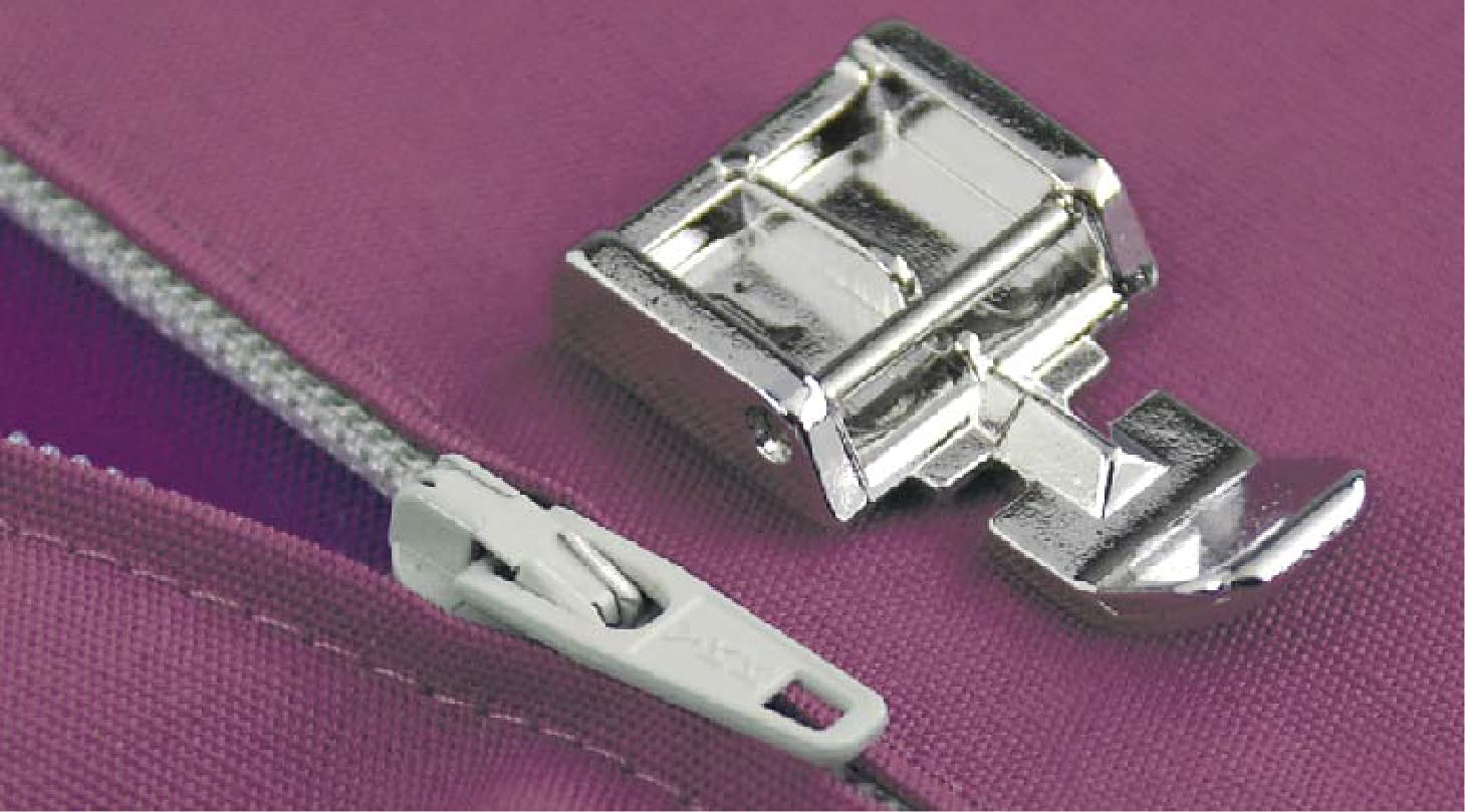 Necchi Máquina de coser NC-204D, interior de fundición a presión de aluminio, carcasa de ABS, violeta, regular
