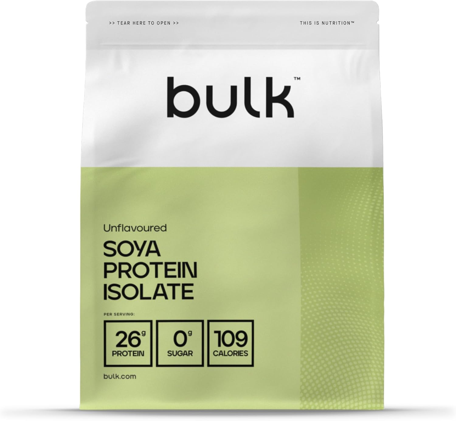 Bulk Soya Protein Isolate Powder, Vegan Protein Shake, Unflavoured, 1 kg