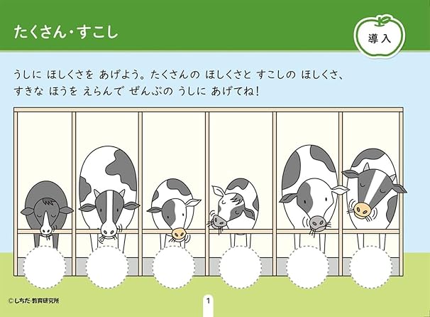 シールとえんぴつで楽しく学ぶ！ 七田式 10の基礎概念『りょう』 量 3,4歳 知育玩具のシルバーバック 幼稚園 小学校 入園 入学 お祝い プレゼント 準備 七田式10の基礎概念