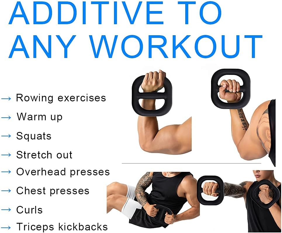 Body Institute Premium Dumbbell Set of 2 Hand Weights, Combination of Dumbbell, Kettlebell and Weight Plate, for Muscle Toning, Strength Training, Ring-Shaped Dumbbell 5lbs in Singles : Sports & Outdoors