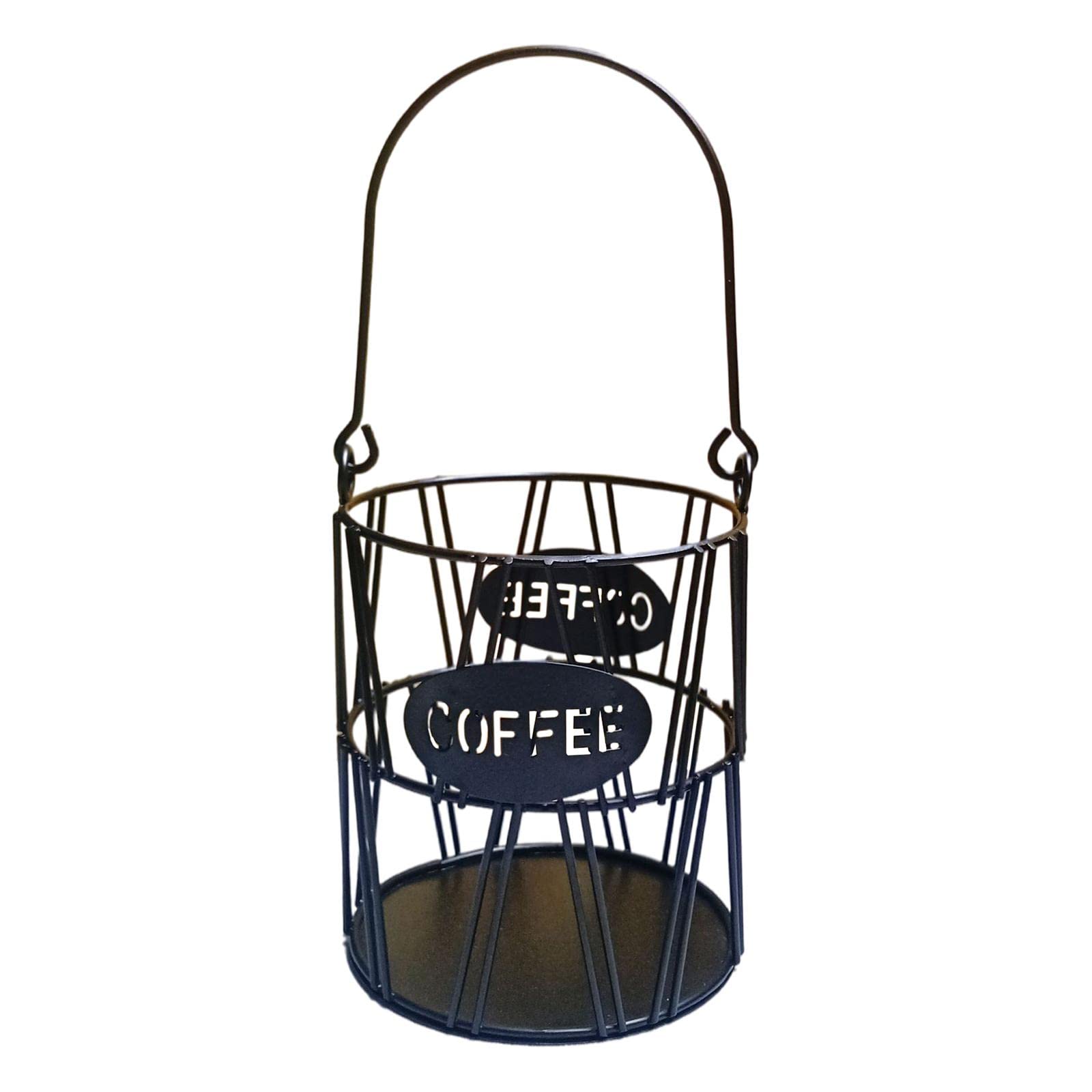 Merishopp Coffee Storage K Cup Holder Counter Display Stand 30 Baskets Gold S-image-33