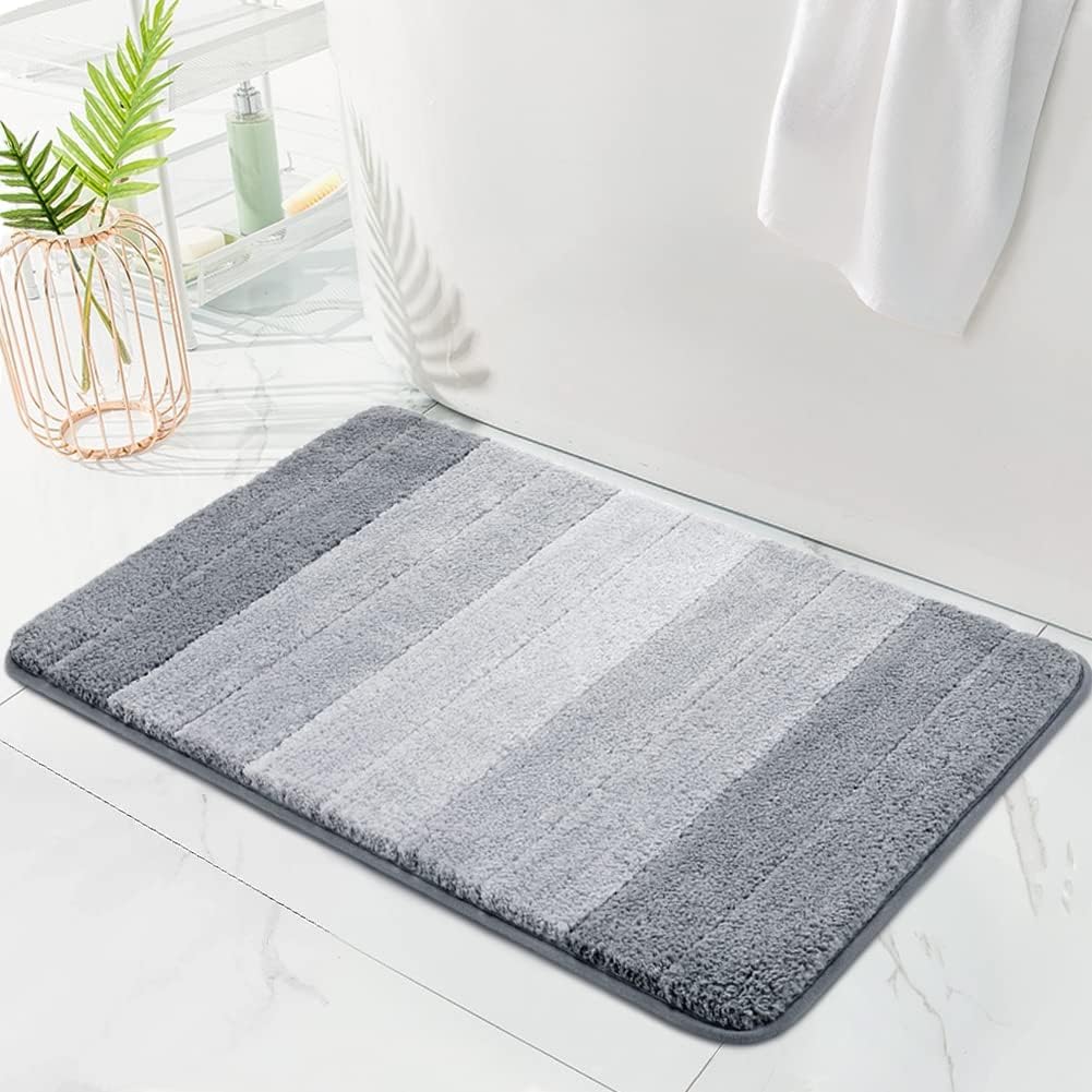 Tapis de bain diatomite super absorbant et tapis en forme de U napa skin