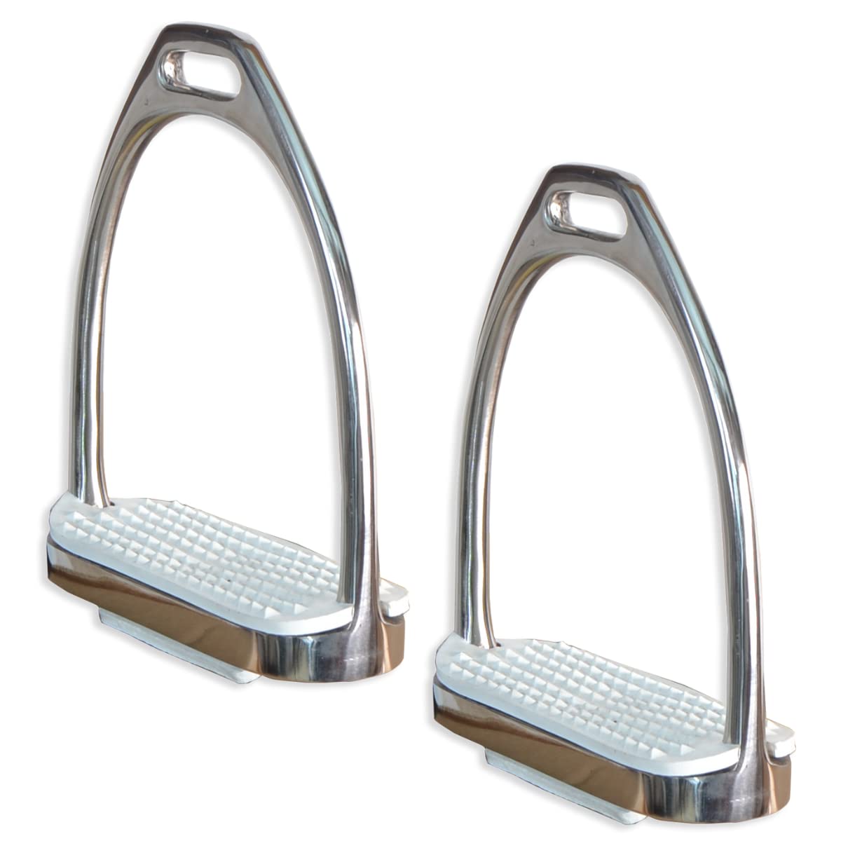 Estribo inglés inoxidable con taco Los Nietos Dressage | Equipamiento para el caballo | Producto de Guarnicionería | Tradición artesana | Los Nietos