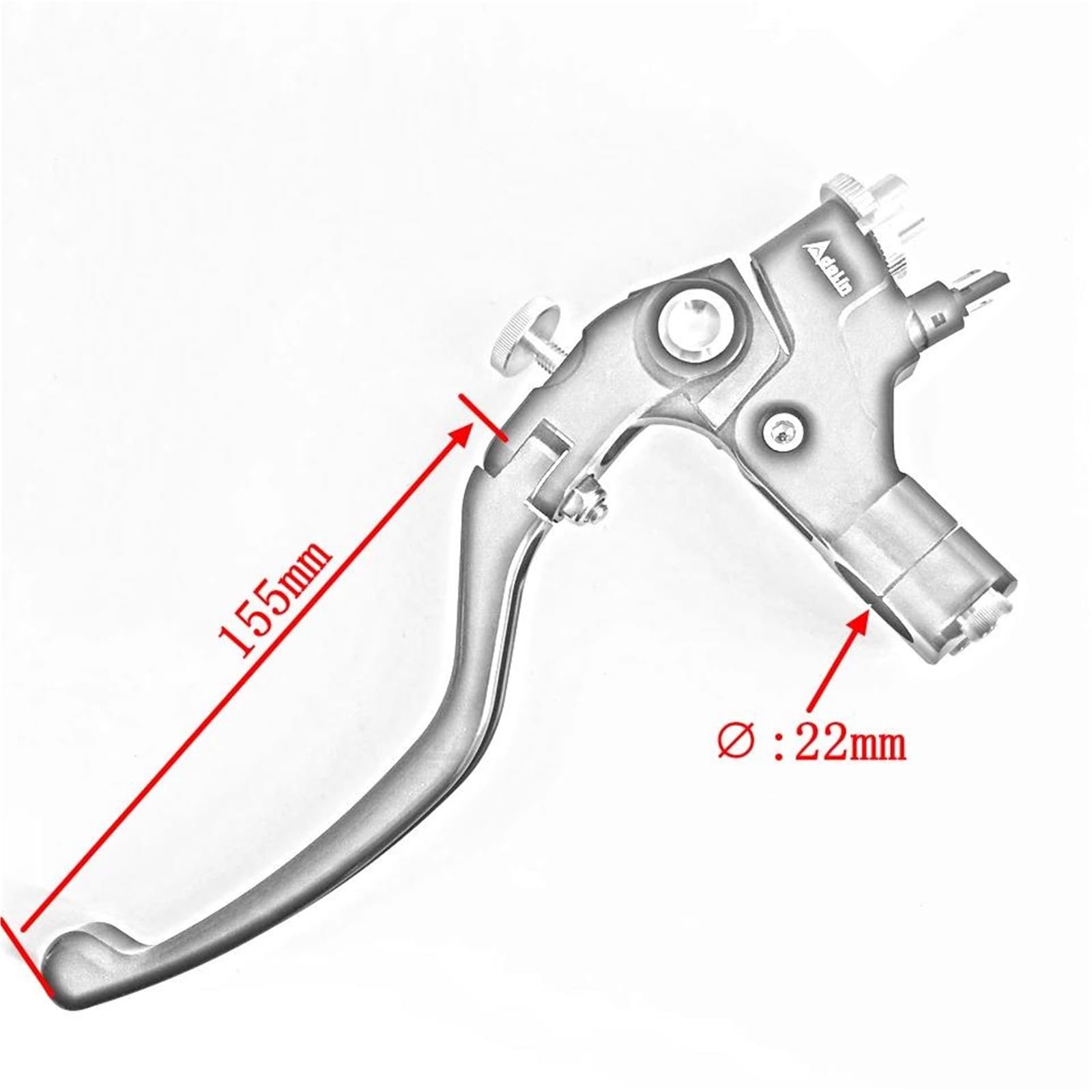 Motocicleta para Cuchillas Palancas De Embrague De Cable Izquierdo Universales para Motocicleta CNC 22mm Palanca de Embrague Moto(2)