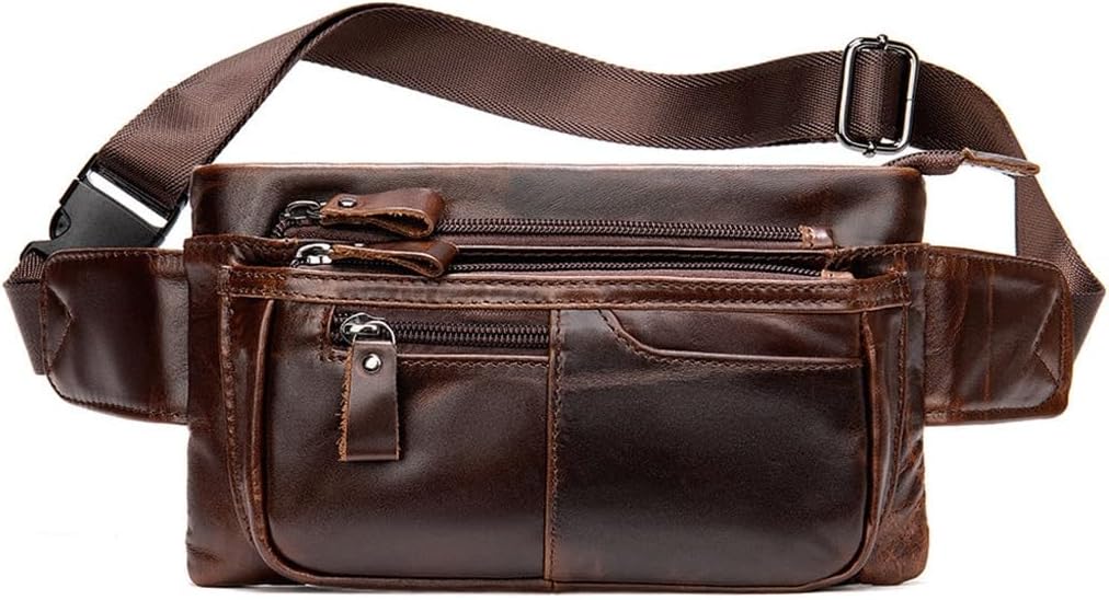 Multi-functional Crossbody Bag For Men Retro Chest Fanny Pack