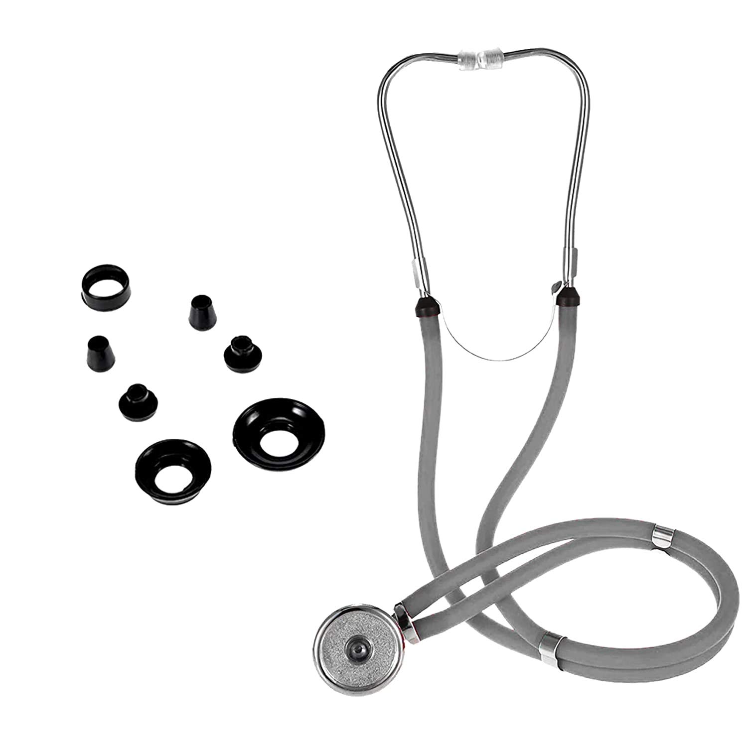 Pulse-Wave Rappaport stethoscope Dual Head Latex Free Dual Tube Stethoscope Dual Head Stethoscope Rappaport stethoscope. (Black) (Grey) (B08VDBNLS7) Amazon Price History, Amazon Price Tracker