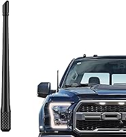 Vista 1 de Repuesto de antena de goma Antena rechoncha de fibra de carbono compatible con camioneta Ford F150 1997-2023 7.9 pulgadas de goma flexible premium